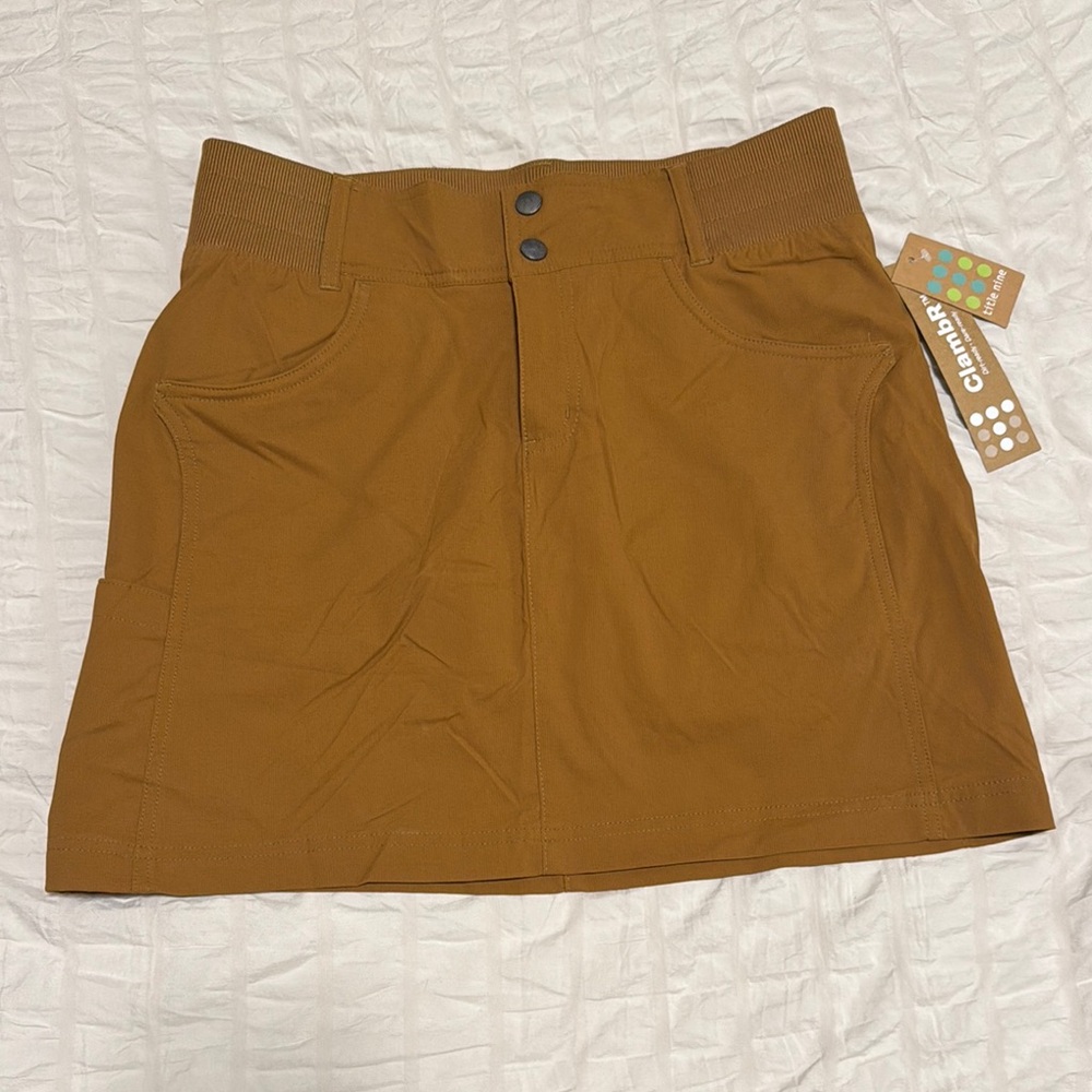 Title Nine Yellow Mini A-Line Skirt for Casual Wear
